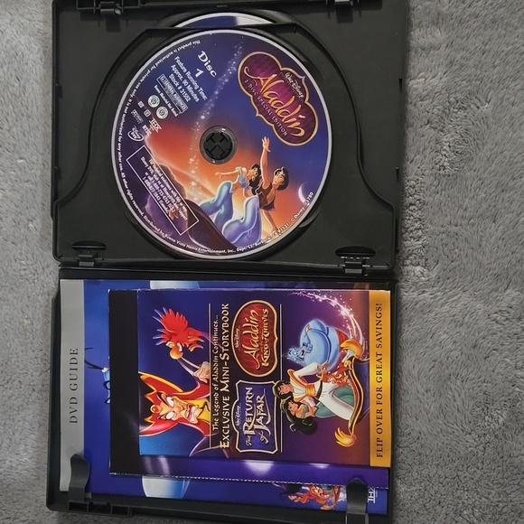 Disney Aladdin 2 Disc DVD Set Platinum Edition 2004 Release - Picture 3 of 5